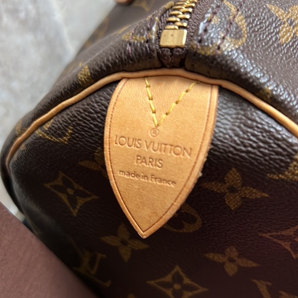 🌸LKNW Louis Vuitton Monogram Speedy 35 Boston Satchel Brown Bag Purse Excellent - Picture 6 of 15